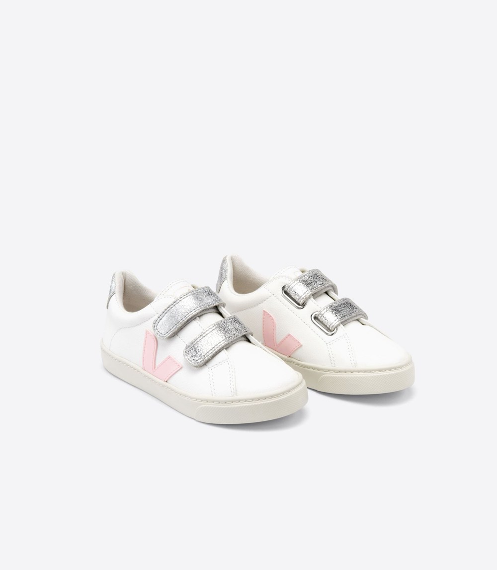Veja Sneakers Kids - Esplar Velcro Chromefree - White - 0576HUKTE